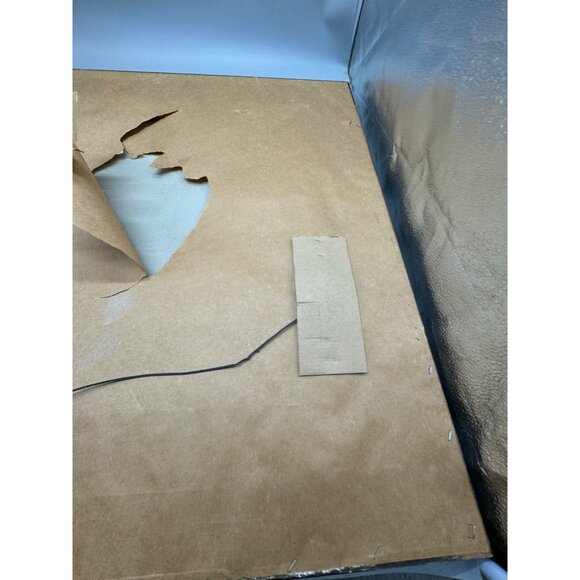 Framed Coastal ocean Landscape Painting With Lighthouse Palm Trees 31x27" READ - Picture 13 of 14